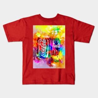 Splash of Colors Coke Kids T-Shirt